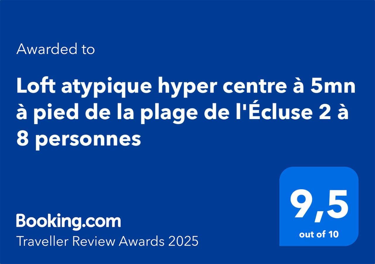 Loft Atypique Hyper Centre A 5Mn A Pied De La Plage De L'Ecluse 2 A 8 Personnes 迪纳尔 外观 照片